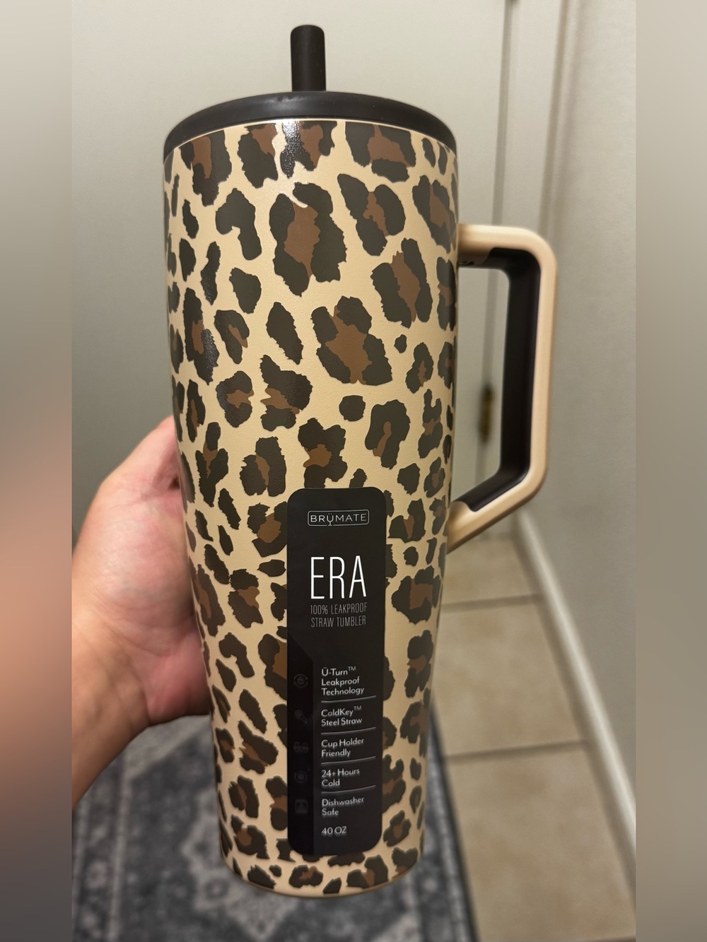 BrüMate 40oz Era x Krista Horton “Leopard Latte”